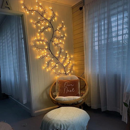 Tree Branch LED Lights,Lights for Home Decoration, LED Lights, Remote Controlled Wall Lights, LED Lights for Home Decoration, Decoration Lights, Wall Lights for Living Room, Christmas Lights (Pack of 1)