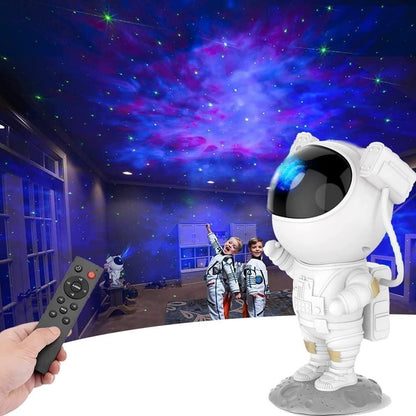 Astronaut Galaxy Projector - 360 Magnetic Head Rotation, Remote Control for Baby Adults Bedroom,Gaming Room,Home Party,Multicolor