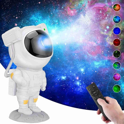 Astronaut Galaxy Projector - 360 Magnetic Head Rotation, Remote Control for Baby Adults Bedroom,Gaming Room,Home Party,Multicolor