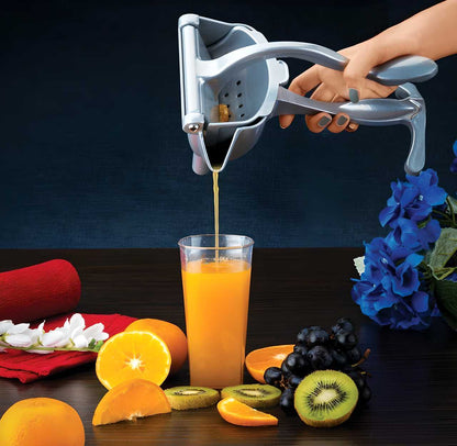 Aluminium Manual Fruit Juicer Orange Juicer Heavy Duty Hand Press Metal Lime Juicer Hand Juicer, juicer Instant, Simple Fruit Press Squeezer Citrus