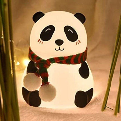 Silicone Panda Touch LED Lamp Night Light Lamp for Kids Gifts for Teen Girls Boys Nightlight Lamp Cute Room Decor Gifts for Girlfriends Item Birthday Gift for Girls/Boys, Colour Changing