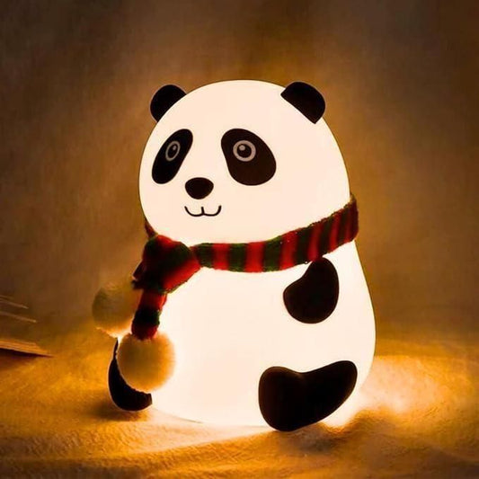 Silicone Panda Touch LED Lamp Night Light Lamp for Kids Gifts for Teen Girls Boys Nightlight Lamp Cute Room Decor Gifts for Girlfriends Item Birthday Gift for Girls/Boys, Colour Changing