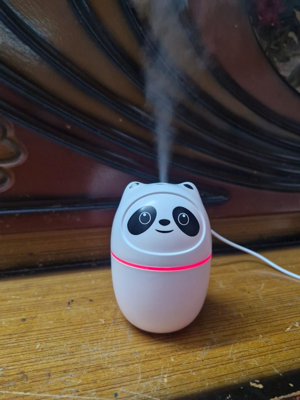 Cute Panda Humidifier | Cool Mist Humidifier for Room Moisture | USB Cool Mist Humidifier | 7 Color Changing Ultrasonic Air Humidifier | Gift Aroma Diffuser For Home, Car, Office, Bedroom. (PANDA)