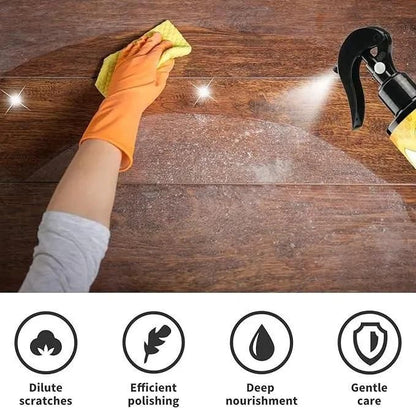 Beewax Natural Furniture Polish 500 ml (Pack of 2), Spray Furniture Polish & Cleaner | Wooden Furniture Cleaner | Floor Polishing Shiner for Old Furniture Door, Table, Chair, Laminate